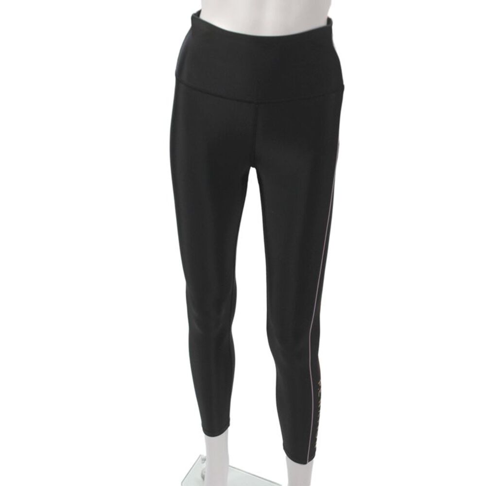 PE Nation Womens Ankle Leggings Black Athleisure 70% Recycled Polyester Size M
